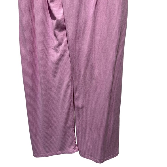 Juicy Couture Pink Rhinestone Wide Leg Pull On Pants Size Large - Picture 9 of 12